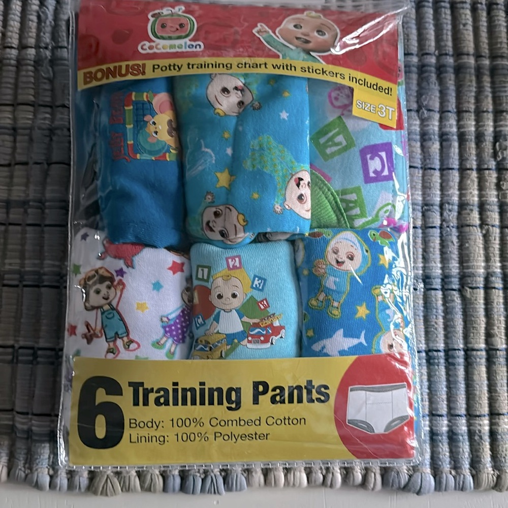 Cocomelon size 3T Training pants new in package